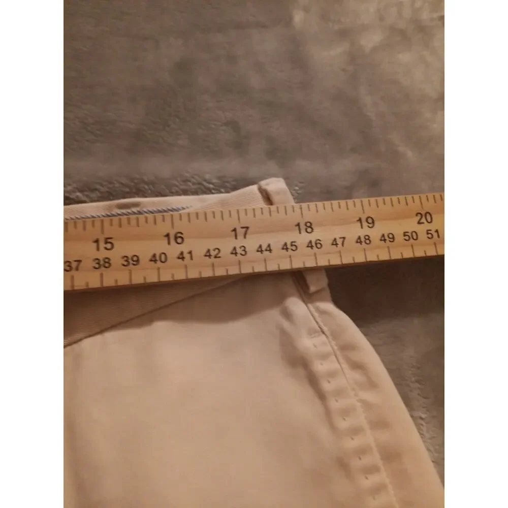 Peter Millar Chino Shorts Mens 36 100% Pima Cotton Light Peach